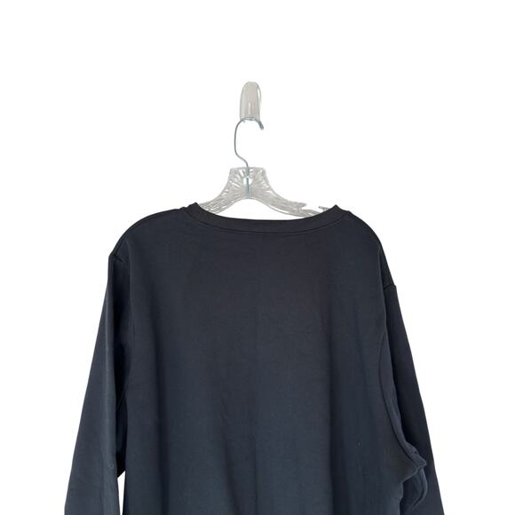 Holiday Editions Trick or Treat Women's Sweatshirt Black Fall Candy Corn Size 2X - Picture 7 of 11